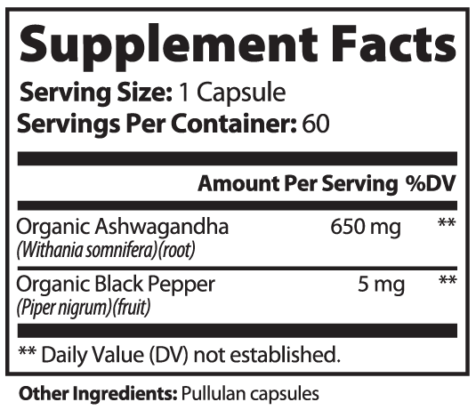 STEADY Ashwagandha Capsules