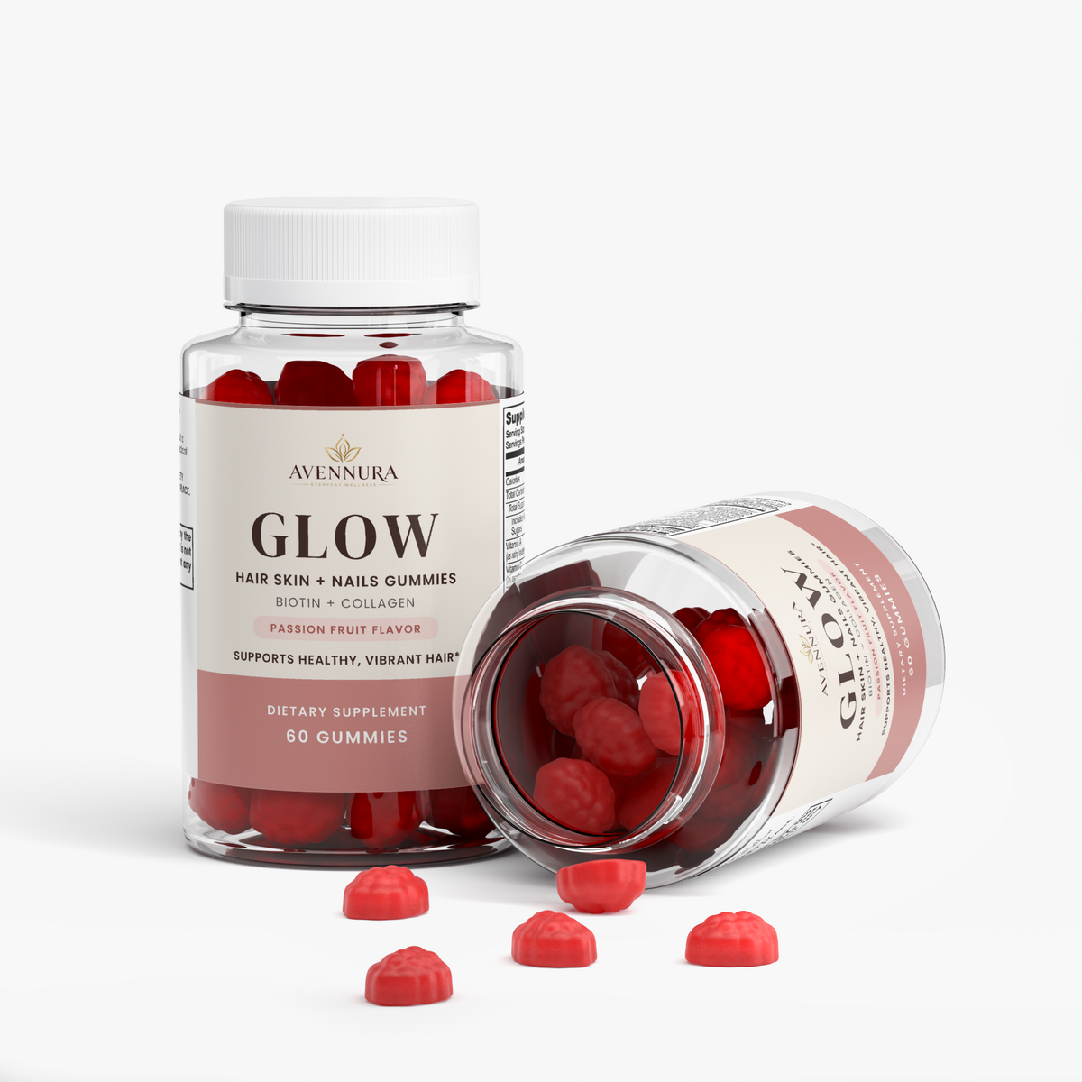 GLOW Hair Skin + Nails Gummies
