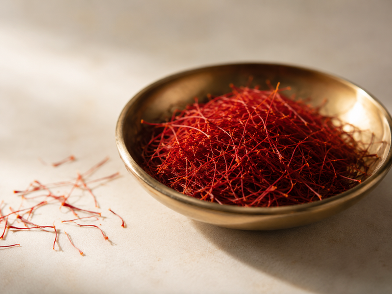 Saffron, the calm-eating spice